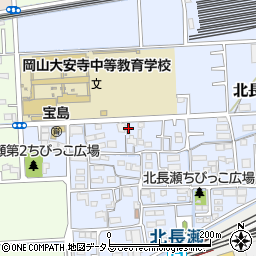 岡山県岡山市北区北長瀬本町20-45周辺の地図