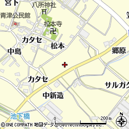 愛知県田原市神戸町カタセ7周辺の地図