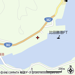 厳原税関支署比田勝監視署周辺の地図