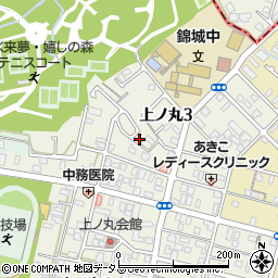 兵庫県明石市上ノ丸3丁目7-8周辺の地図