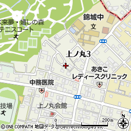 兵庫県明石市上ノ丸3丁目7-8周辺の地図