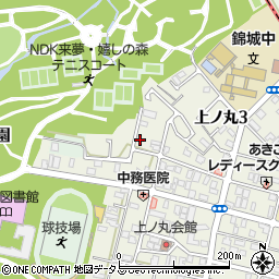 兵庫県明石市上ノ丸3丁目9-13周辺の地図