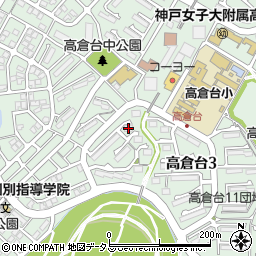 高倉台９団地４１号棟周辺の地図