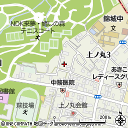 兵庫県明石市上ノ丸3丁目9-10周辺の地図