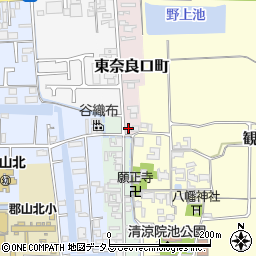 奈良県大和郡山市東奈良口町1周辺の地図