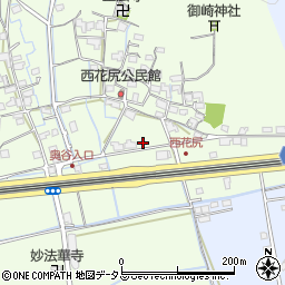 岡山県岡山市北区西花尻1175-6周辺の地図