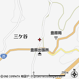 奈良県山辺郡山添村三ケ谷655周辺の地図