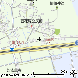 岡山県岡山市北区西花尻1175周辺の地図
