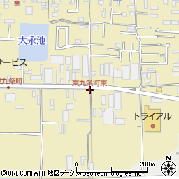 東九条町東周辺の地図