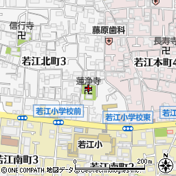 蓮浄寺周辺の地図