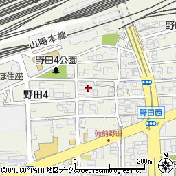 株式会社岡山健友周辺の地図
