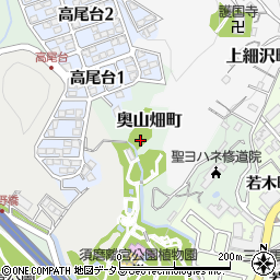 兵庫県神戸市須磨区奥山畑町周辺の地図
