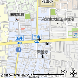 ＪＡグリーン大阪農業協同組合玉串支店周辺の地図