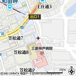 和田岬松屋周辺の地図