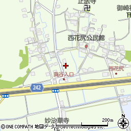 岡山県岡山市北区西花尻1152-8周辺の地図