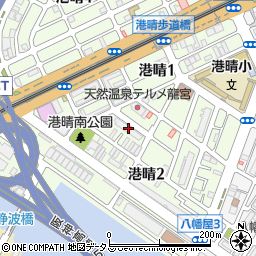 大阪市営八幡屋宝町第２住宅１号館周辺の地図