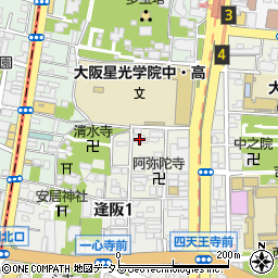大阪サレジオ修道院周辺の地図