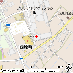 三重県名張市西原町2428周辺の地図