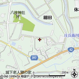愛知県豊橋市城下町細田周辺の地図