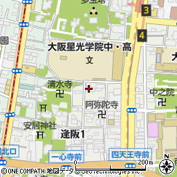 大阪サレジオ修道院周辺の地図