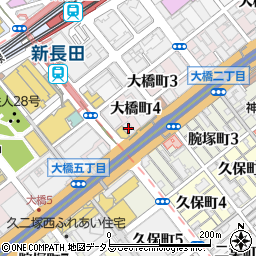 兵庫県信用組合大橋支店周辺の地図