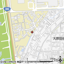 岡山県総社市中原63-13周辺の地図