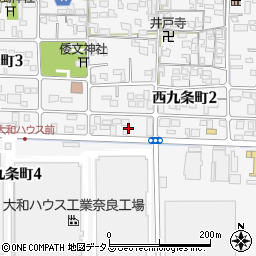 ミドリ安全奈良株式会社周辺の地図