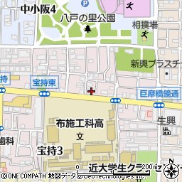 小竹金物株式会社　関西営業所周辺の地図