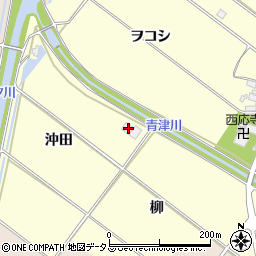 愛知県田原市神戸町沖田77周辺の地図