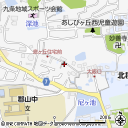 奈良県大和郡山市柳町354-3周辺の地図