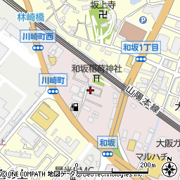 兵庫県明石市和坂稲荷町周辺の地図