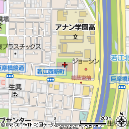 ホームヘルプサービスセンタ八戸ノ里向日葵周辺の地図