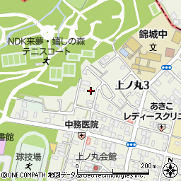 兵庫県明石市上ノ丸3丁目9-1周辺の地図