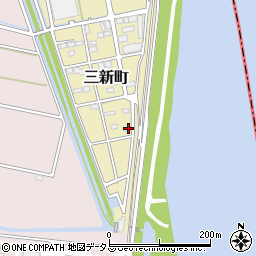 静岡県浜松市中央区三新町761周辺の地図