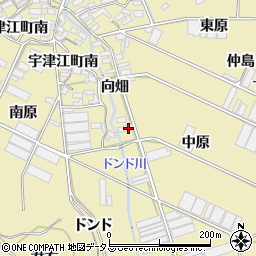 愛知県田原市宇津江町向畑93周辺の地図