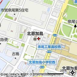 大阪市営泉尾第２住宅１号館周辺の地図