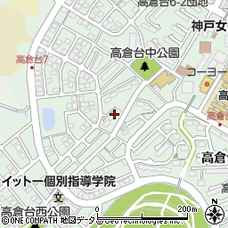 高倉台７－２団地２８号棟周辺の地図