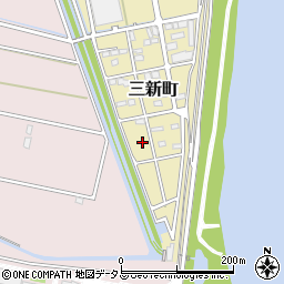 静岡県浜松市中央区三新町763周辺の地図