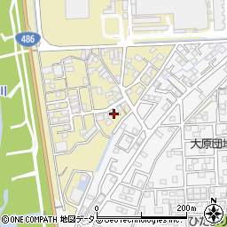 岡山県総社市中原63周辺の地図