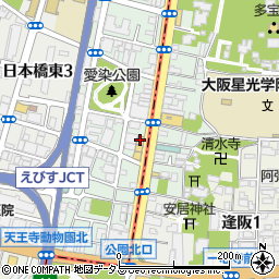 アバルト大阪中央周辺の地図