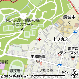 兵庫県明石市上ノ丸3丁目9-16周辺の地図
