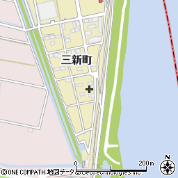 静岡県浜松市中央区三新町760周辺の地図