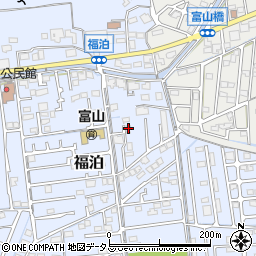 岡山県岡山市中区福泊98-8周辺の地図
