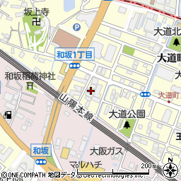兵庫県明石市大道町2丁目11-18周辺の地図
