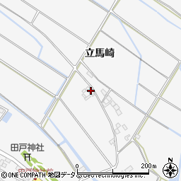 愛知県田原市小中山町立馬崎周辺の地図