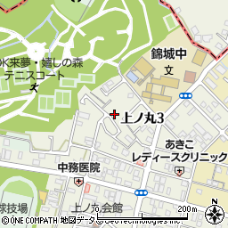 兵庫県明石市上ノ丸3丁目7周辺の地図