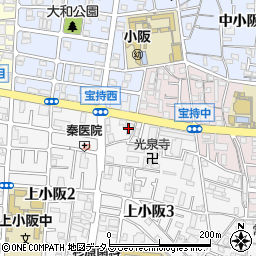 大阪シティ信用金庫上小阪支店周辺の地図