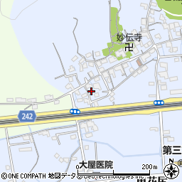 岡山県岡山市北区東花尻180周辺の地図