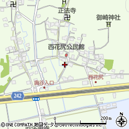 岡山県岡山市北区西花尻1160-6周辺の地図