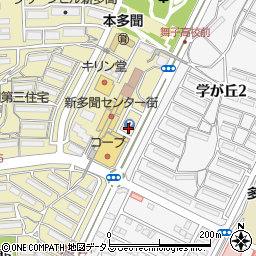 ファミリーマート垂水本多聞店周辺の地図